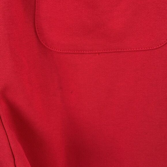 INC X-Large Joggers Pants Stretch Pockets High-Rise Ruched Cuffs Red New - Picture 4 of 8